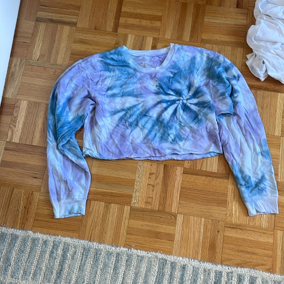 Skatie Jamie cropped tie dye sweatshirt - Picture 3 of 4